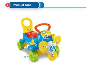 <span class=keywords><strong>Coche</strong></span> de alta calidad <span class=keywords><strong>para</strong></span> niños, juguete con luces eléctricas a pilas, música y forma de aviones de dibujos animados - Product Image 4