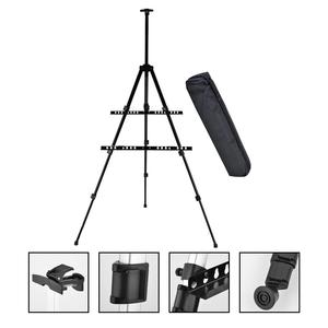 Bview Art 4 Sections Amélioré Nouveau Modèle Dessin Chevalet Cadre d'Affichage Pliant Noir Fer Métal Chevalet Pour Artistes Étudiant - Product Image 3