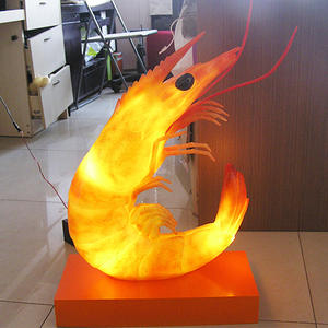 Escultura de Cangrejo Rey Grande, Arte 3D en Fibra de Vidrio, Ecológica, Duradera, Hecha a Mano, Estilo Pop Art Moderno, para Decoración de Interiores/Exteriores de Restaurantes de Lujo - Product Image 2