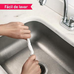 Рулон стеклоочистителя brazil rolo pano multiuso para limpeza em geral branco Reutilizavel Branco Com - Product Image 2