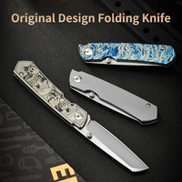 Couteau EDC en alliage de titane PioneerEDC Gr5 & M390, haute dureté, couteau tactique multifonctionnel portable pour la survie en plein air