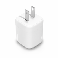 Chargeur rapide GaN 35W avec protection OTP, prise pliable, ports USB-A et Type-C pour téléphones portables, montres connectées, écouteurs (ignifuge)