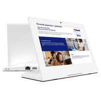 Tablette Android en forme de L 13.3 écran FHD 15.6 pouces WIFI POE RJ45 RK3288 tablette PC pour le dispositif de satisfaction des commentaires des clients