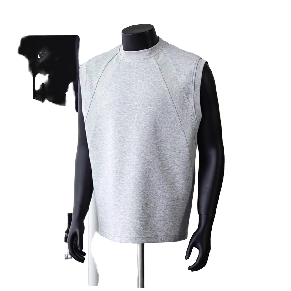 High Quality Custom Men's Summer Casual Sports Vest Knitted 100% Cotton ...