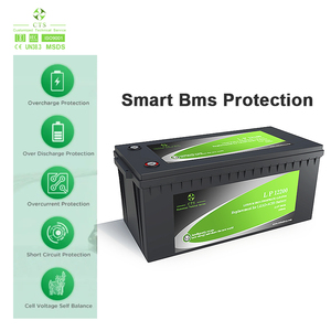 Batterie 12V 100Ah |   Batterie au lithium intelligente à décharge profonde pour applications solaires, marines et hors réseau, remplace les batteries au plomb-acide, CE UN38.3, vente en gros E-RS-24350-2, haute qualité - Product Image 3