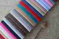 Housse de coussin en tissu d'ameublement 100 % polyester, imperméable, respirante et légère, pour la maison et les mariages