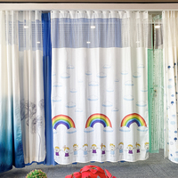 Rideaux médicaux extra larges imprimés, 3,66 m de large x 2,44 m de haut, rideaux d'hôpital à œillets, rideaux de séparation pour cliniques