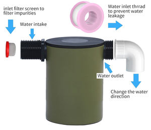 Nueva válvula de flotador del controlador de nivel de agua de 1/2" - Product Image 2