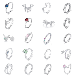 Thiết Kế Mới Tốt Bạc Trang Sức Đầy Màu Sắc May Mắn Cầu Vồng Ngón Tay Nhẫn 925 Sterling Silver Mulit Màu Phụ Nữ Phụ Nữ Nhẫn Cho Thanh Thiếu Niên - Product Image 1