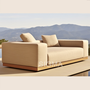 Set <span class=keywords><strong>di</strong></span> Divani da Giardino in <span class=keywords><strong>Legno</strong></span> <span class=keywords><strong>di</strong></span> Teak Massiccio, Mobili da Esterno Durevoli e Impermeabili, Set Personalizzato per Parchi - Product Image 5