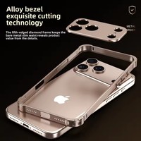 Haute qualité en aluminium cadre métal pare-chocs étui rigide pour iPhone 17Air 17 Pro Max alliage lentille protecteur téléphone couverture pare-chocs étui