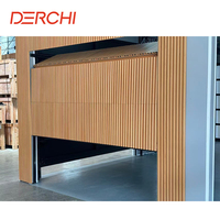 16x8 pas cher en gros USA CAN sectionnel trempé verre dépoli pleine vue porte de garage aluminium verre 10x7 9x9 8x8 porte de garage