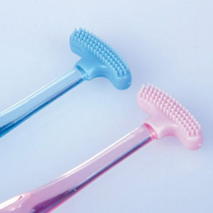 Unisex Weichgummi-Zungen schaber Lichtbogen förmige Bürste Manuelle Reinigung der Oberfläche der Zunge Oral Fresh - Product Image 4