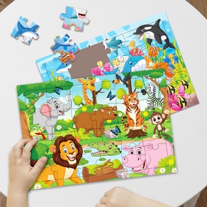 <span class=keywords><strong>Cubos</strong></span> Mágicos Educativos Transfronterizos para Niños de 0 a 24 Meses, Aprendizaje Temprano, Rompecabezas de Papel Creativos con Dibujos Animados - Product Image 1