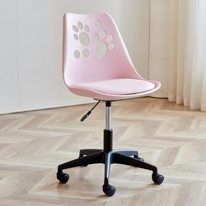 Venta al por mayor cómoda moderna asequible Rosa acolchado <span class=keywords><strong>tulip</strong></span>án giratorio plástico <span class=keywords><strong>Silla</strong></span> de <span class=keywords><strong>escritorio</strong></span> de oficina - Product Image 5