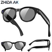 Lunettes intelligentes CY05 avec caméra, commande vocale, monture en PVC, caméra 800W pixels, enregistrement vidéo, enregistrement, traduction et appels