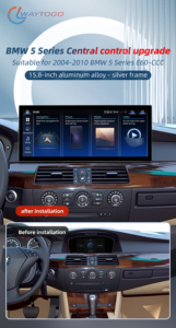 15.8 inç 8 Çekirdekli İkinci Önyükleme Süper İnce Alüminyum Alaşımlı Gümüş Kenarlı CarPlay <span class=keywords><strong>DSP</strong></span> IPS Gösterge Paneli GPS Navigasyon Android Mirror Link - Product Image 5