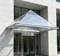 Tuile panoramique conique transparente en polycarbonate pour éclairage naturel, panneau de toit en polycarbonate