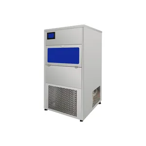 Máquina de fazer gelo em flocos comercial automática de aço inoxidável 130KG/24H