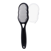 Outils de pédicure de salon de beauté Machine d'exfoliation de grattoir de lime de pied de dissolvant de callosités de peau morte d'acier inoxydable avec la poignée portative