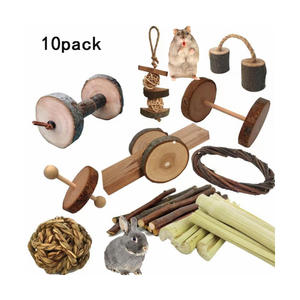 Cage d'hamster en bois, accessoire en bois décorative, pour paysage d'intérieur - Product Image 3