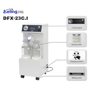 Giá rẻ xách tay đờm Thiết bị hút y tế điện khẩn cấp đờm Máy hút phẫu thuật Máy hút bụi - Product Image 4