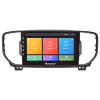 Pour KIA KX5 Sportage R 2016-2018 Noir 9 Pouces Autoradio Double DIN Octa-Core Quad Stéréo GPS Navigation Android