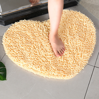 Tapis de bain en chenille douce, tapis de salle de bain moderne, plusieurs couleurs, décoration intérieure, vente en gros