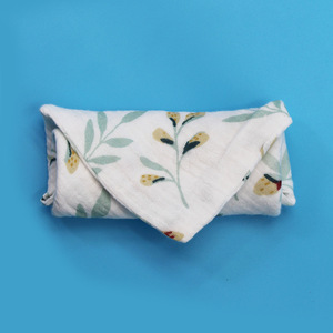 <strong>Best</strong> Woven Eco-Friendly Cotton Small Square Pink Baby Burp Soothing Towel <strong>Washcloth</strong> for <strong>Newborn</strong> - Product Image 5
