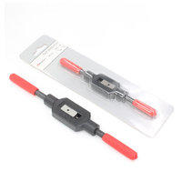 Clé à tarauder réglable M1-M33, porte-taraud manuel métrique en acier au carbone trempé, poignée antidérapante/ergonomique, mâchoires réglables pour filetage