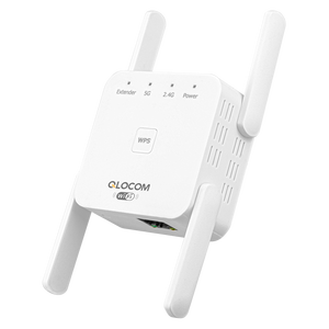 QLOCOM 1200Mbps WLAN-Verstärker für Innenräume, Kabelloser WLAN-Repeater, Reichweitenverstärker mit EU/US/AU/UK-Steckern, WLAN-Repeater Access Point - Product Image 1