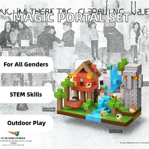 Blocs Magnétiques en Plastique Paico pour Enfants : Construisez le Monde des Mines avec le Kit de <span class=keywords><strong>Construction</strong></span> Portal – <span class=keywords><strong>Jouet</strong></span> Sensoriel STEM pour l'Extérieur - Product Image 2