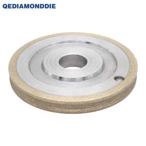 Muelas abrasivas de borde biselado de vidrio PE de 150mm de alta calidad, muela abrasiva de diamante con borde de lápiz para máquina biseladora de bordes de vidrio - Product Image 3