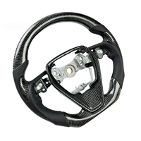 Volant sport en fibre de carbone de qualité supérieure avec pièces de rechange en cuir pour Toyota Camry Land Cruiser RAV4 Corolla
