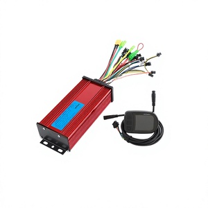 Kit WXGN202 rojo de 15 tubos con pantalla WXGN202 + kit de controlador de 15 tubos, 36V/48V/60V/72V, 1200W/1500W universal para scooter L894 - Product Image 1