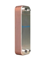 Échangeur de chaleur à plaques brasées, type industriel H/L/M, conception de distributeur, large plage de températures, haute efficacité thermique
