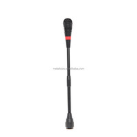 Support de microphone à col de cygne flexible-Support de micro de conférence en métal pour les applications de réunion, de bureau et de scène