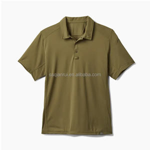 Polo en polyester à logo personnalisé, coupe ajustée, sensation <span class=keywords><strong>de</strong></span> fraîcheur, manches courtes, évacuation <span class=keywords><strong>de</strong></span> l'humidité, t-shirts <span class=keywords><strong>de</strong></span> performance, polo tactique - Product Image 2