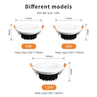 GL-D-005P Gledopto ZigBee Einbauleuchte RGB und Weiß Ambiance Downlight Smart Gesteuerte Einbaustrahler 6 Zoll Spot