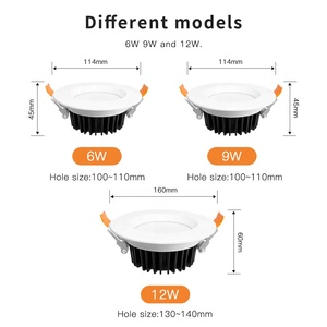 Luz empotrada Gledopto ZigBee RGB y luz descendente de ambiente blanco, iluminación empotrada controlada inteligente, foco de 6 pulgadas, 1 unidad - Product Image 3