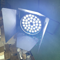 Penjualan laris lampu sorot pintu gudang putih sejuk hangat 36*10W lampu pameran dapat LED DMX512 untuk acara Mobil
