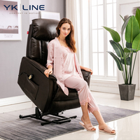 Fauteuils inclinables en cuir véritable de conception moderne, chaise inclinable confortable, vente en gros