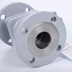 Válvula de Bola de Sellado Suave Manual de Alta Temperatura Q41F-16C, Bridada, de Acero al Carbono Metálico, Sellada, para Control de Agua - Product Image 3