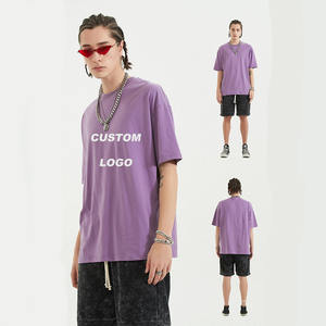 T-shirt à manches courtes en coton 100% 180g, coupe ample et décontractée, style streetwear, impression personnalisée, sérigraphie - Product Image 3