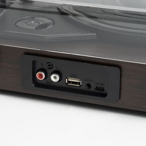 OEM prix d'usine personnalisé en bois moderne disque vinyle <span class=keywords><strong>Gramaphone</strong></span> système de sonorisation haut-parleurs externes lecteur de platine vinyle - Product Image 5