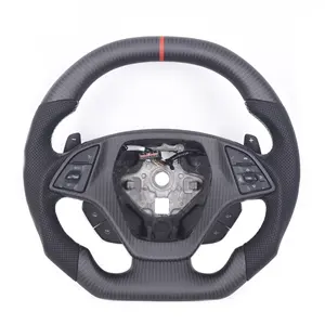 Ever-Carbon Racing ECR Hotsell Steering Matte Carbon with Alcantar steering wheel For Chevrolet Corvette Z06 C7