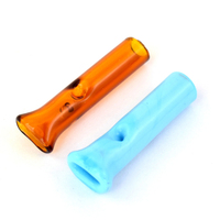 Nieuwe Stijl Custom Glas Filter Tips Goedkope Prijs Aangepaste Vormen Platte Mond Filter Tips Houder