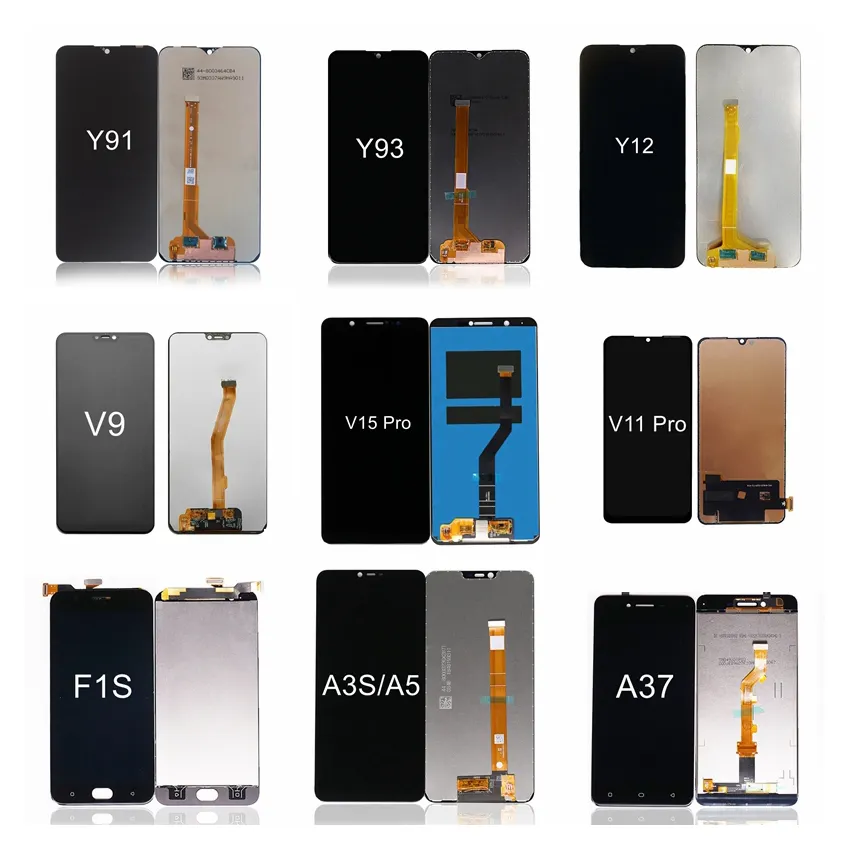 Y91 Y95 Y12 Y11 Y20 Pantalla For Vivo X50 V11 V15 Pro Screen Display Replacement LCD For OPPO F11 F15 A3s A5s A7 A37 A92 A1k F1s