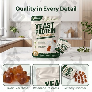 Gummies Riches en Protéines 15g de Protéine de Levure par Portion Sans Sucre Complément Alimentaire en Gummies à la Pectine Pratiques pour les Déplacements - Product Image 4