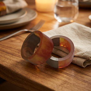 Anillos de Servilleta de Madera Hechos a Mano, Forma Redonda, Elegantes Soportes para Servilletas, Decoración de Mesa para Bodas de Primavera, Juegos de Soportes con Forma de Flor - Product Image 1